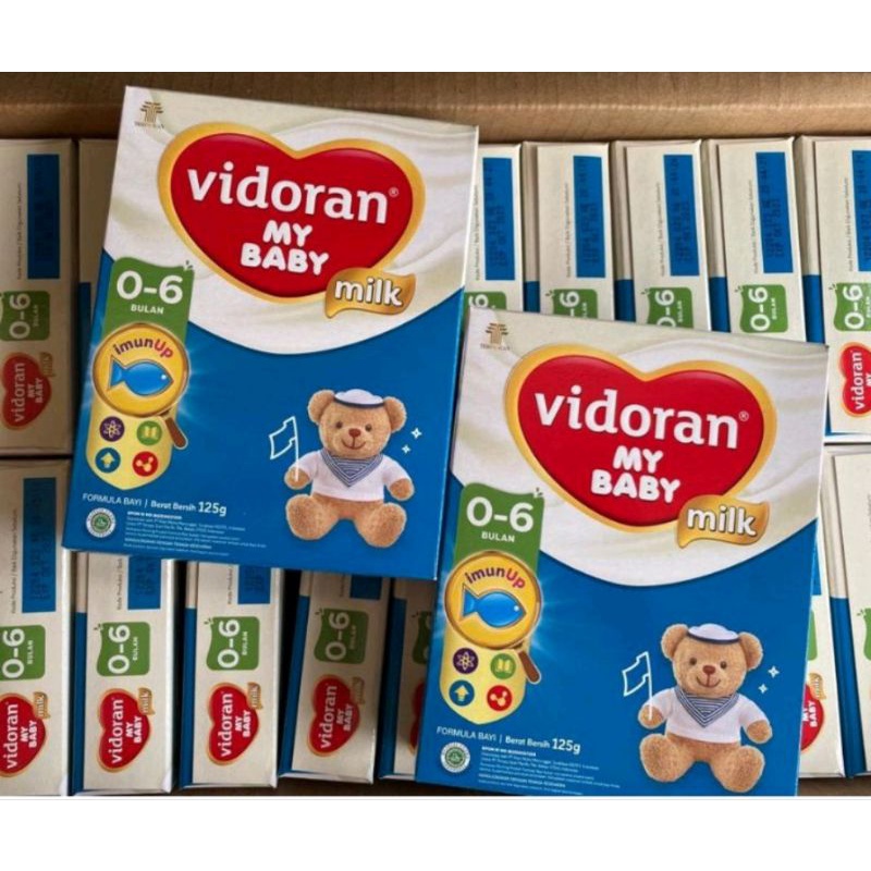 Vidoran My Baby Imun Up 0-6 Bulan 125 gram - Susu Formula Bayi