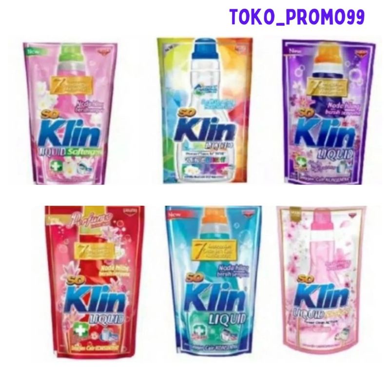 So Klin cair liquid 750 ml/ 720 /565 ml semua varian