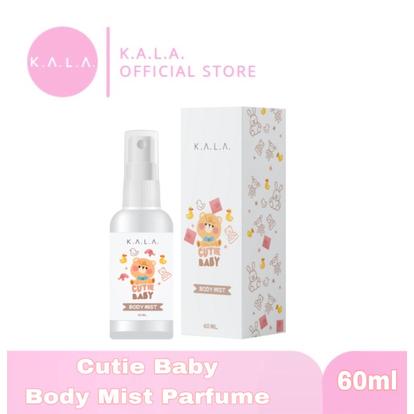 KALA Body Mist Parfum Spray 60ml Parfume Tahan Lama Cutie BPOM