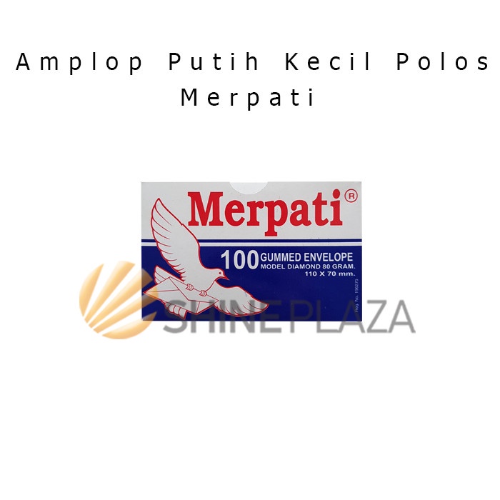 

Amplop Putih Kecil Polos Merpati - White Gummed Envelope