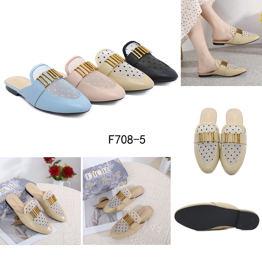 DR Mesh Slip-On Mules F708-5