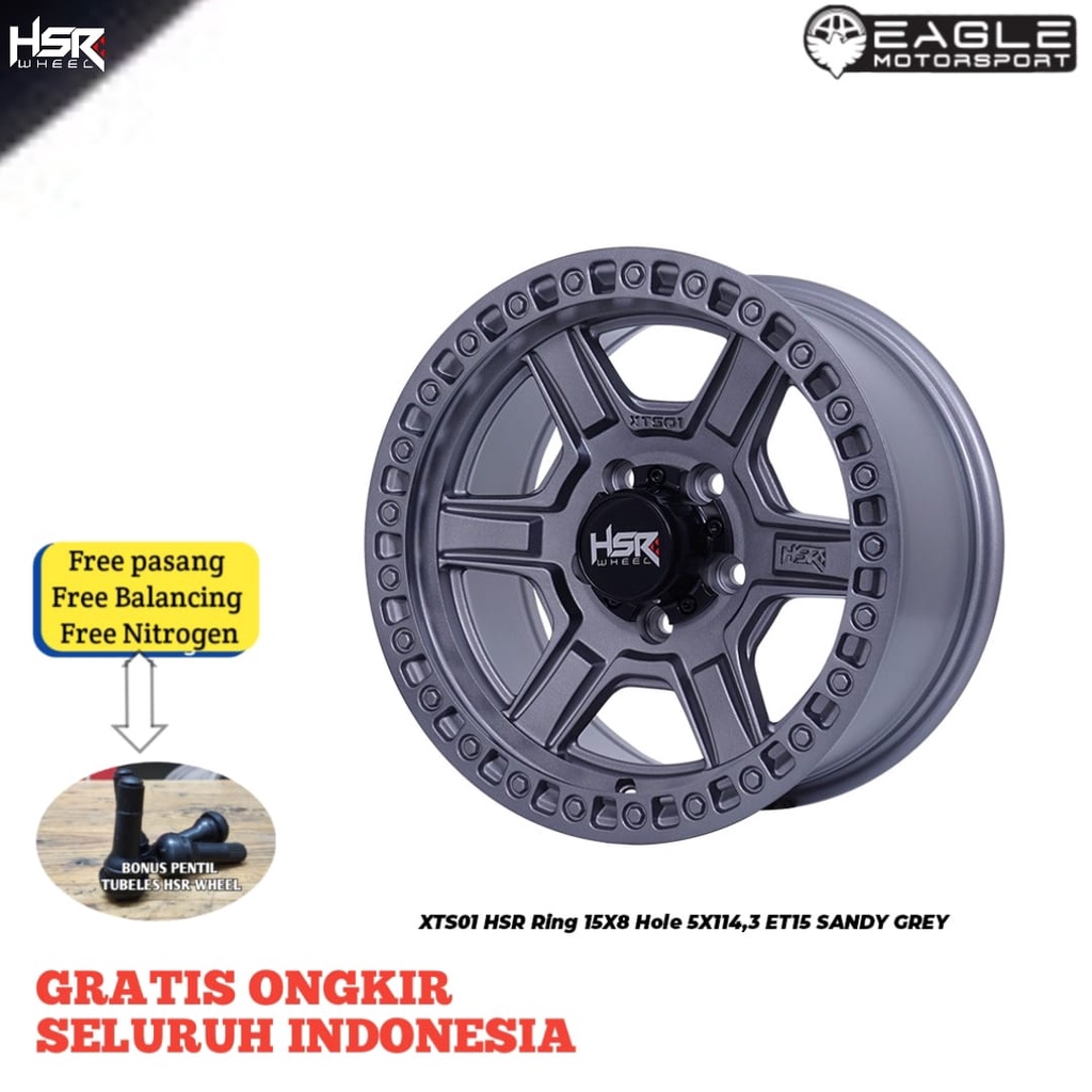 VELG MOBIL R15 RING 15 VELG MOBIL TERIOS RUSH XPANDER ORIGINAL HSR XTS01
