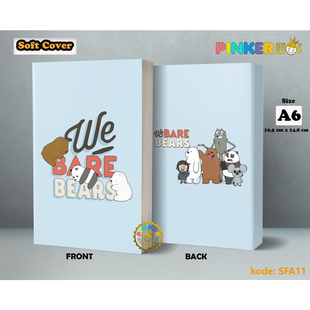 

(SFA11) Pocket Note We Bare Bears Softcover