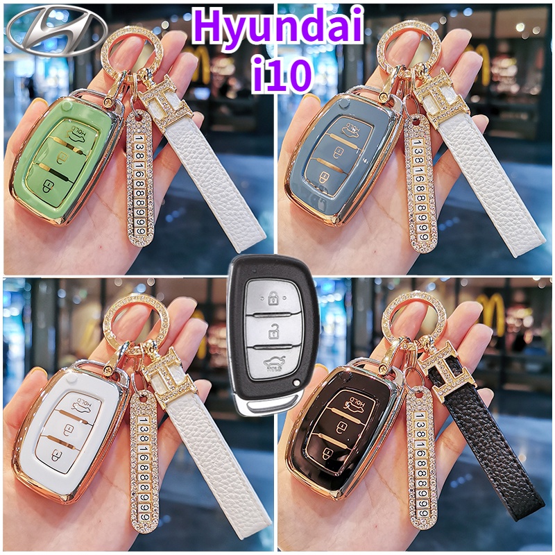 Case Kunci Mobil Bahan TPU Untuk Hyundai i10 Tucson Elantra Sonata Fe Creta ix25 ix35 ix45 i10 i20 i30 i40 Itra
