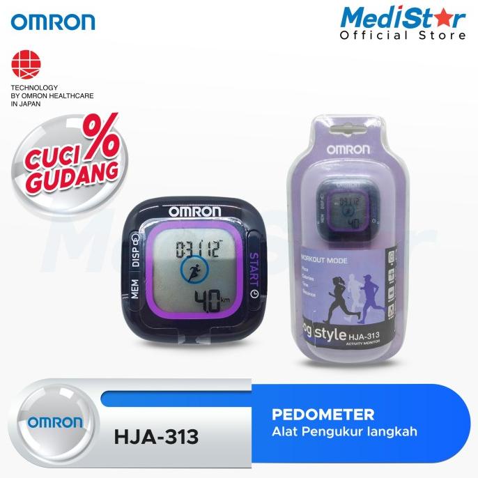 [PROMO CUCI GUDANG] OMRON Jogging Style HJA-313 Pedometer
