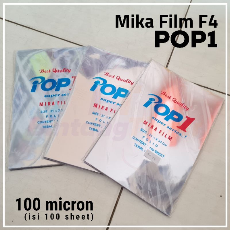 

Mika Film F4 (Folio) POP1 tebal 100 micron