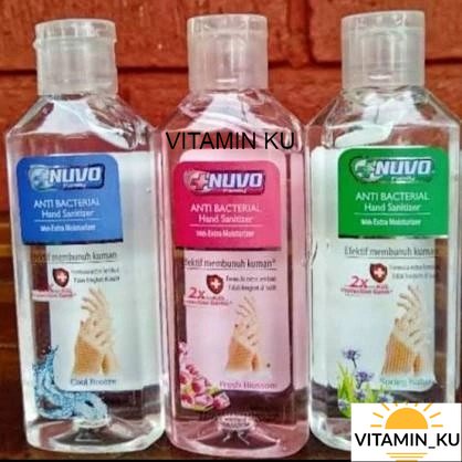 [ORIGINAL] Nuvo Hand Sanitizer gel 85 ml hansanitizer murah hensanitiser alcohol deskinfektan VITAMIN_KU