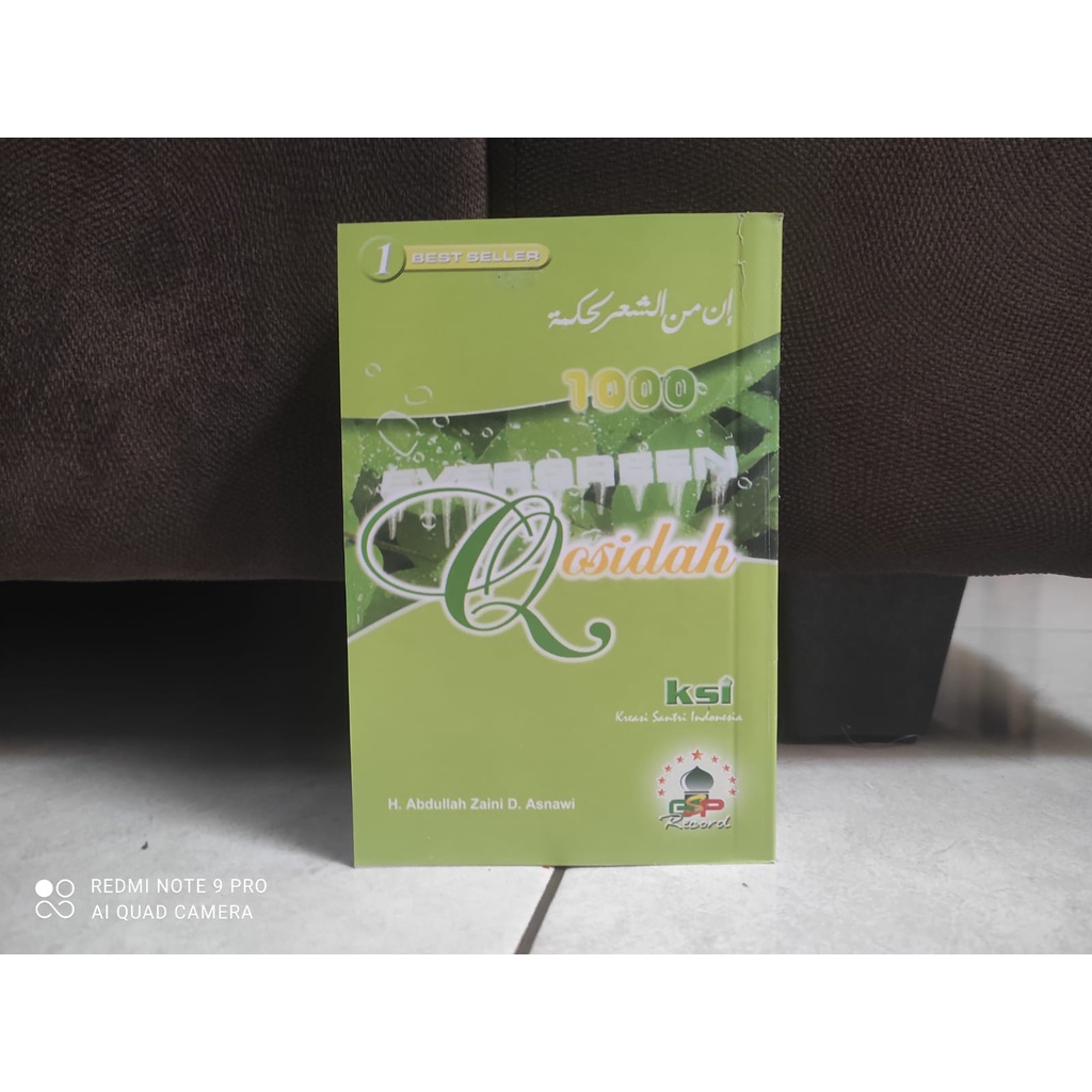 Buku Qasidah 1000 Evergreen Qasidah Buku Kumpulan Sholawat/Shalawat Nabi & Qasidah Banjari