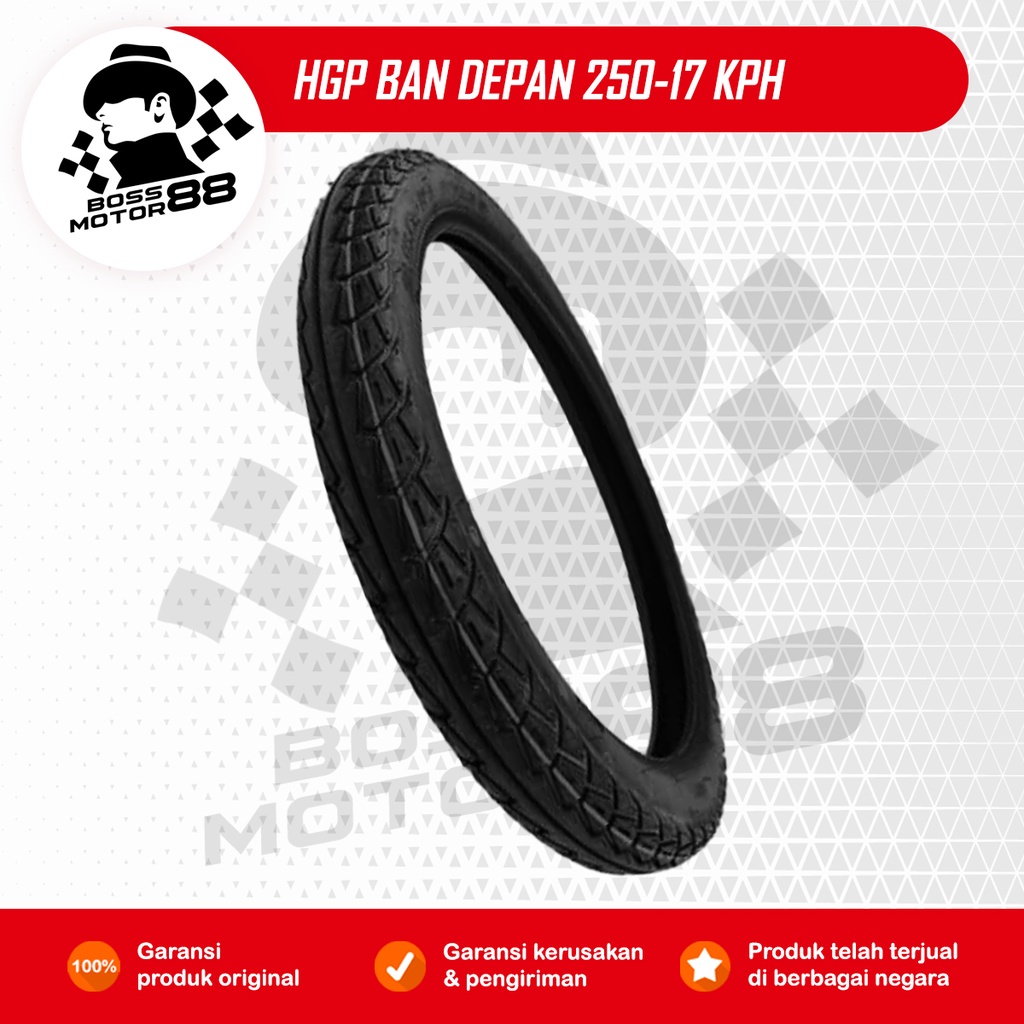 Ban Luar Depan Honda Federal Kharisma/Supra/Supra Fit Tubetype 2.50-17 KPH 44711KPH881 Original