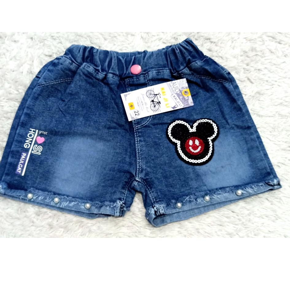 "TWW.22Oc22g" celana hotpants jeans import anak perempuan 2-7 tahun / hotpants import anak cewek / c