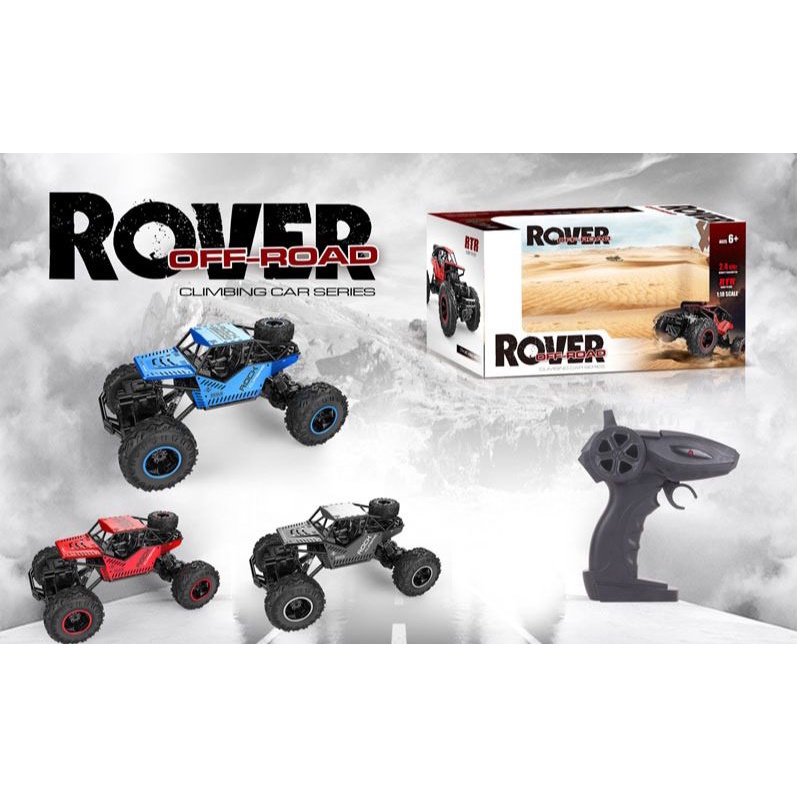 Mainan Anak RC POWER OFF ROAD 1:14 Rover Racing Climbing Car Remote