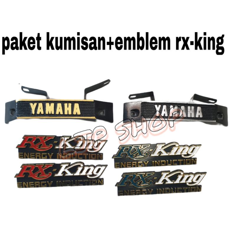 Emblem Logo motor yamaha dan rx king di body original
