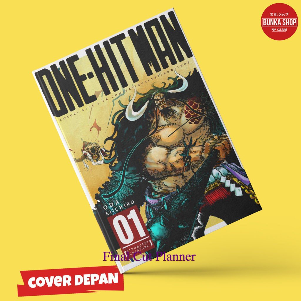 

Note Book Anime One Piece Kaido One Hit Man Hardcover A5 Buku Tulis Catatan Murah .