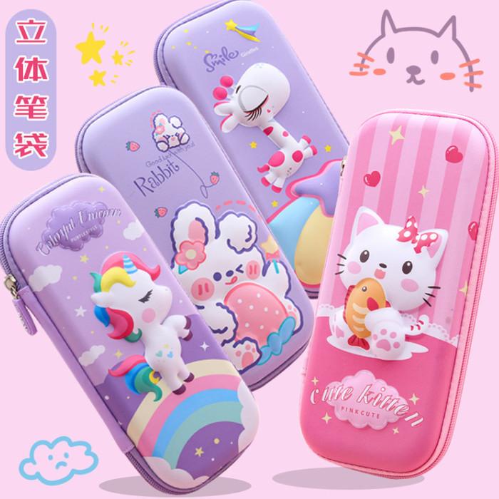 

Pensil Case Kotak Pensil Karakter 3D Astronot Rocket Tempat Pensil Unicorn Cs003