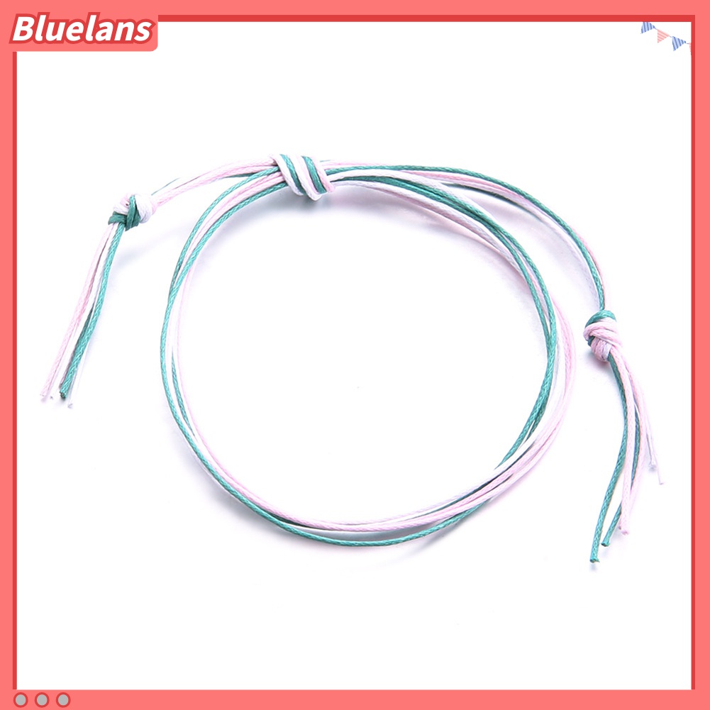 4pcs / Set Gelang Kaki Multilayer Aksen Manik-Manik Warna-Warni Untuk Pantai