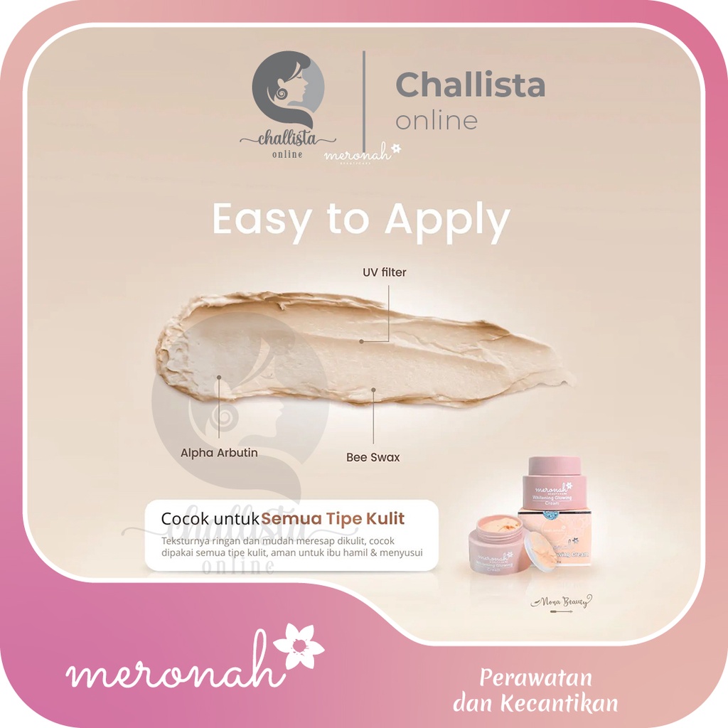MERONAH GLOWING CREAM ORI ADA BPOM BISA COD