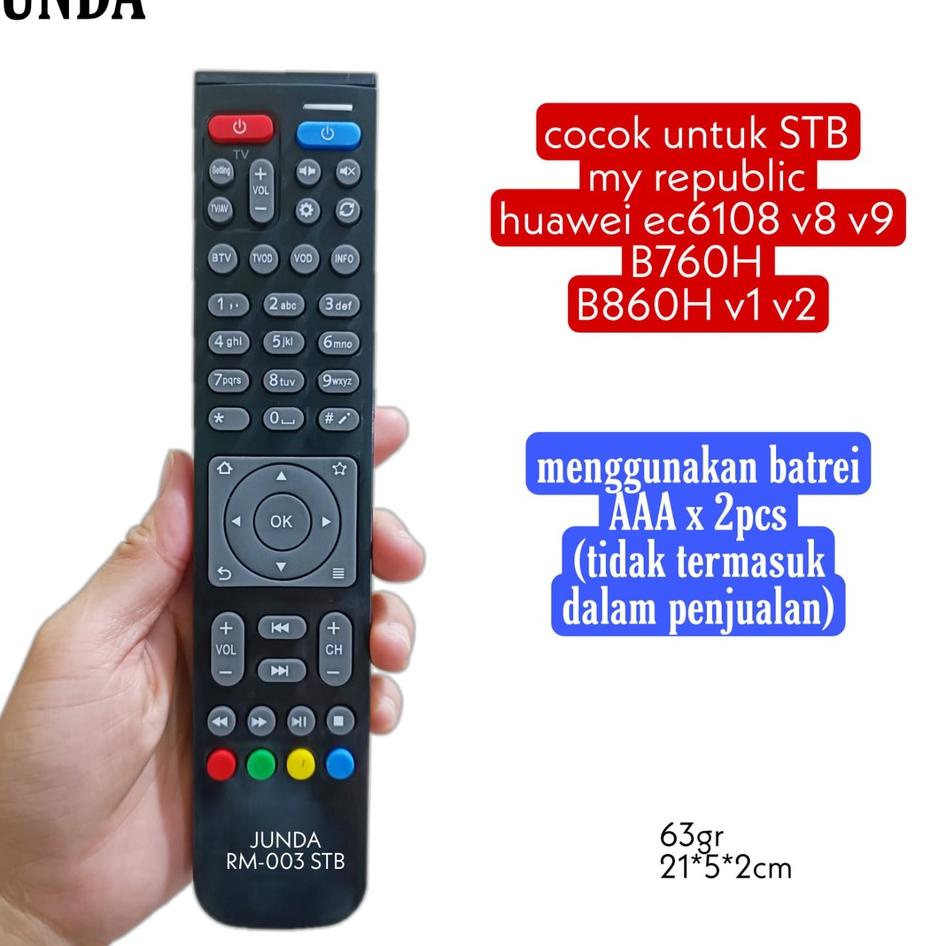 SuperSale--JUNDA oo3 Remot Pengganti untuk STB Huawei My Republic