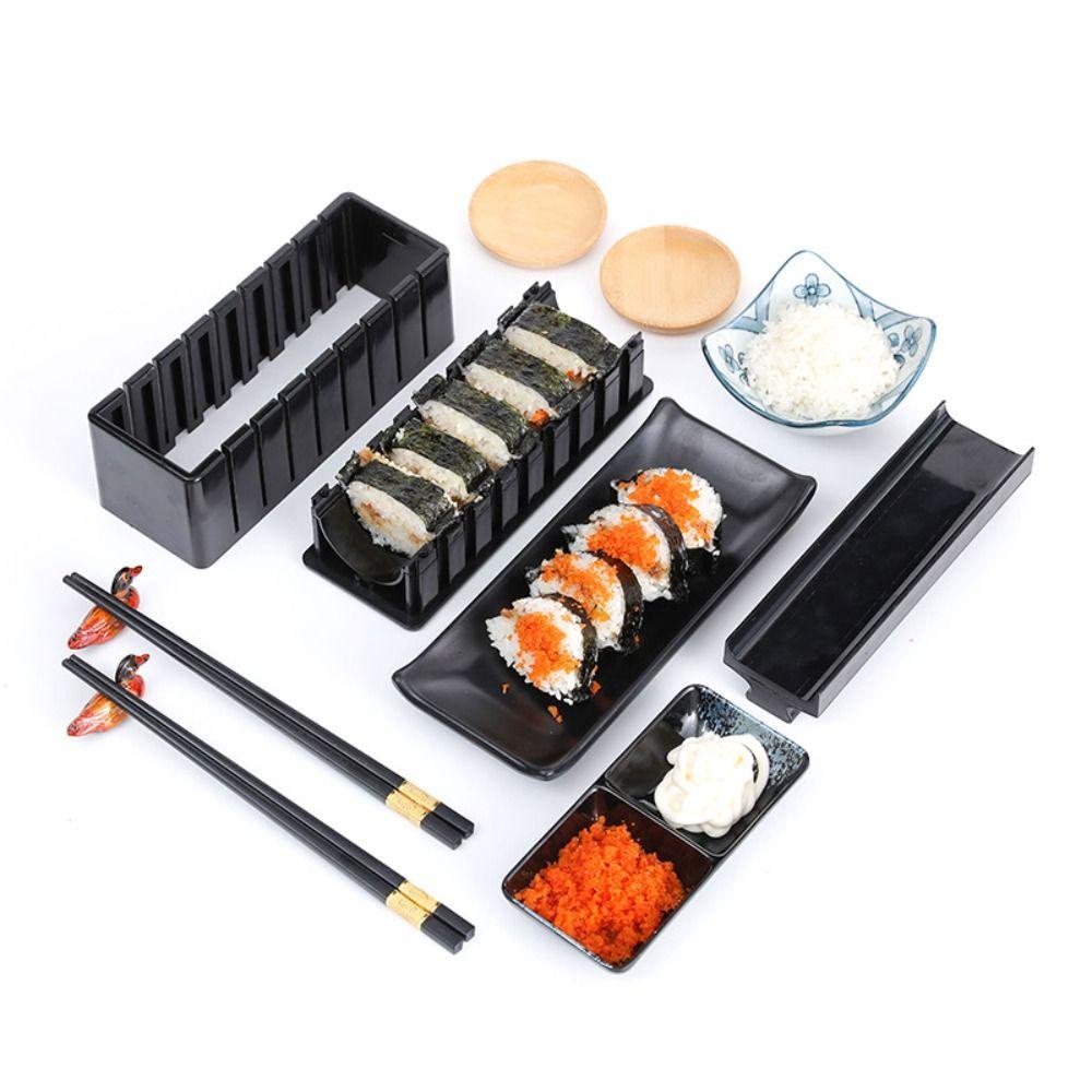 [Elegan] Sushi Making Kit Creative Non-Stick Cooking Sushi DIY Makanan Jepang Food Grade PP Sushi Press