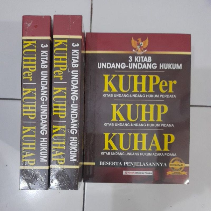 Buku KUHPer KUHP KUHAP - Grahamedia Press