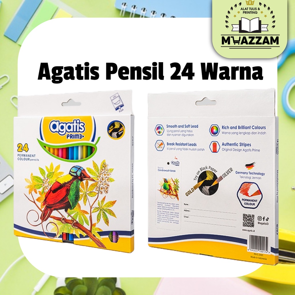 

Agatis Prime Pensil Warna 24 Panjang