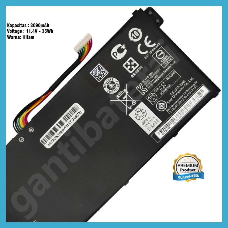 Baterai ORI Acer E3-111 E3-112 ES1-511 AC14B18J