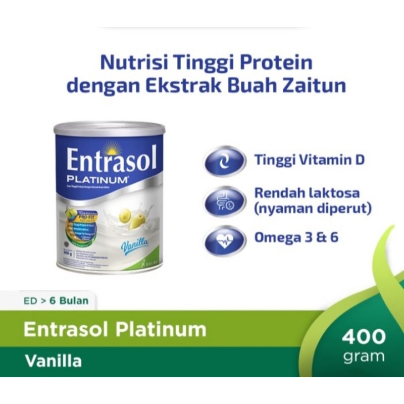 

ENTRASOL PLATINUM 400GR VANILLA