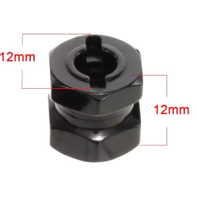 4 Pcs 12Mm Hex 12Mm Coupler