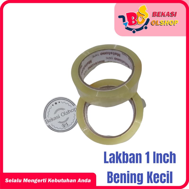 Lakban Bening 1 Inch /Solatip lakban Isolasi Bening