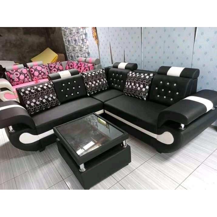 Sofa Sudut L type Angsa + Meja