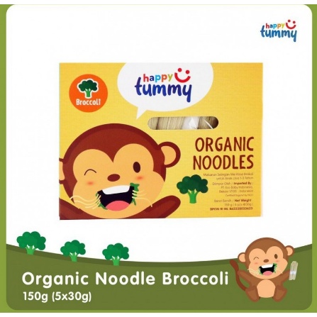 Happy tummy Organic Noodle 150g (5 kali makan) / Mie bayi mpasi organik / baby noodle