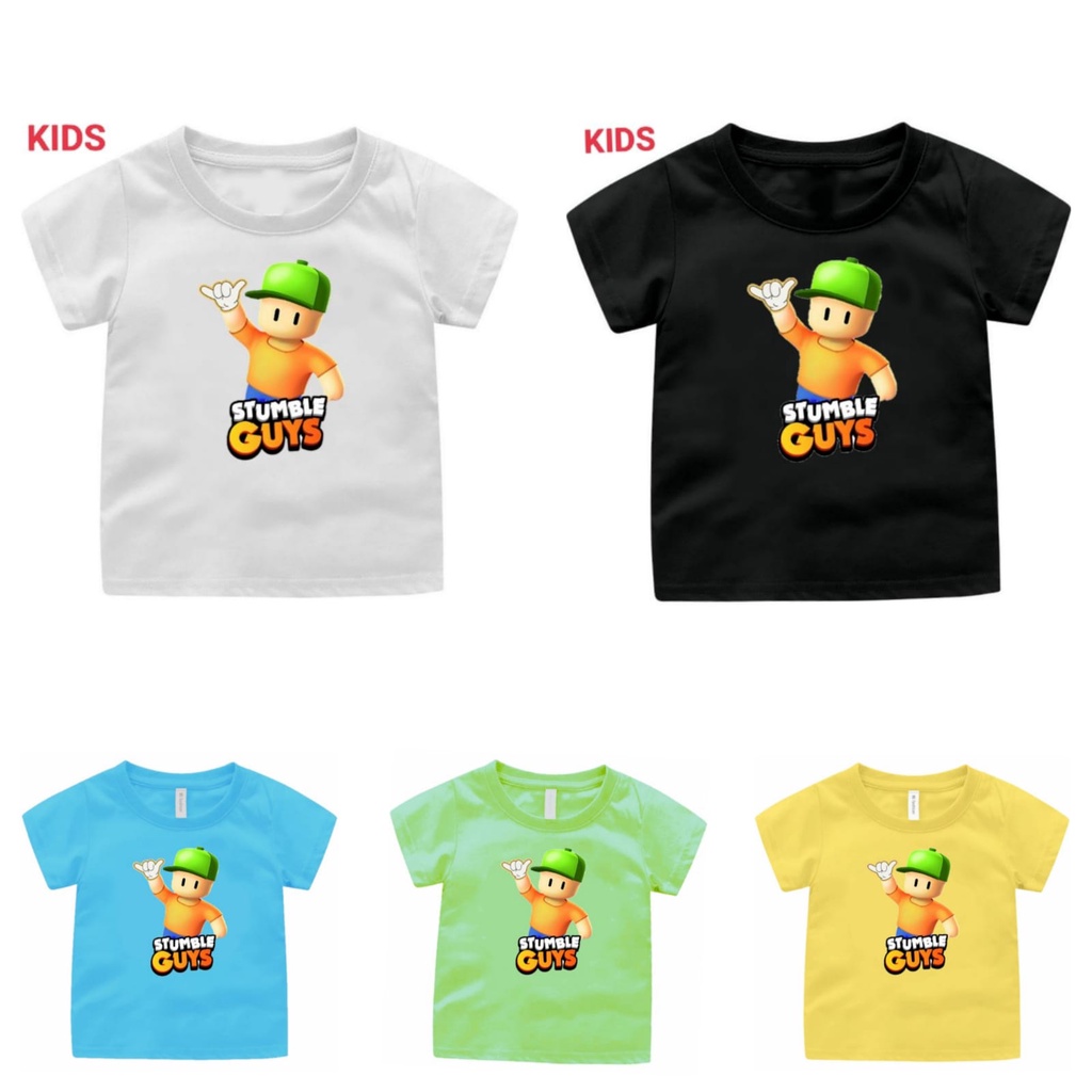 KAOS BAJU T-SHIRT ANAK STUMBLE GUYS GAME