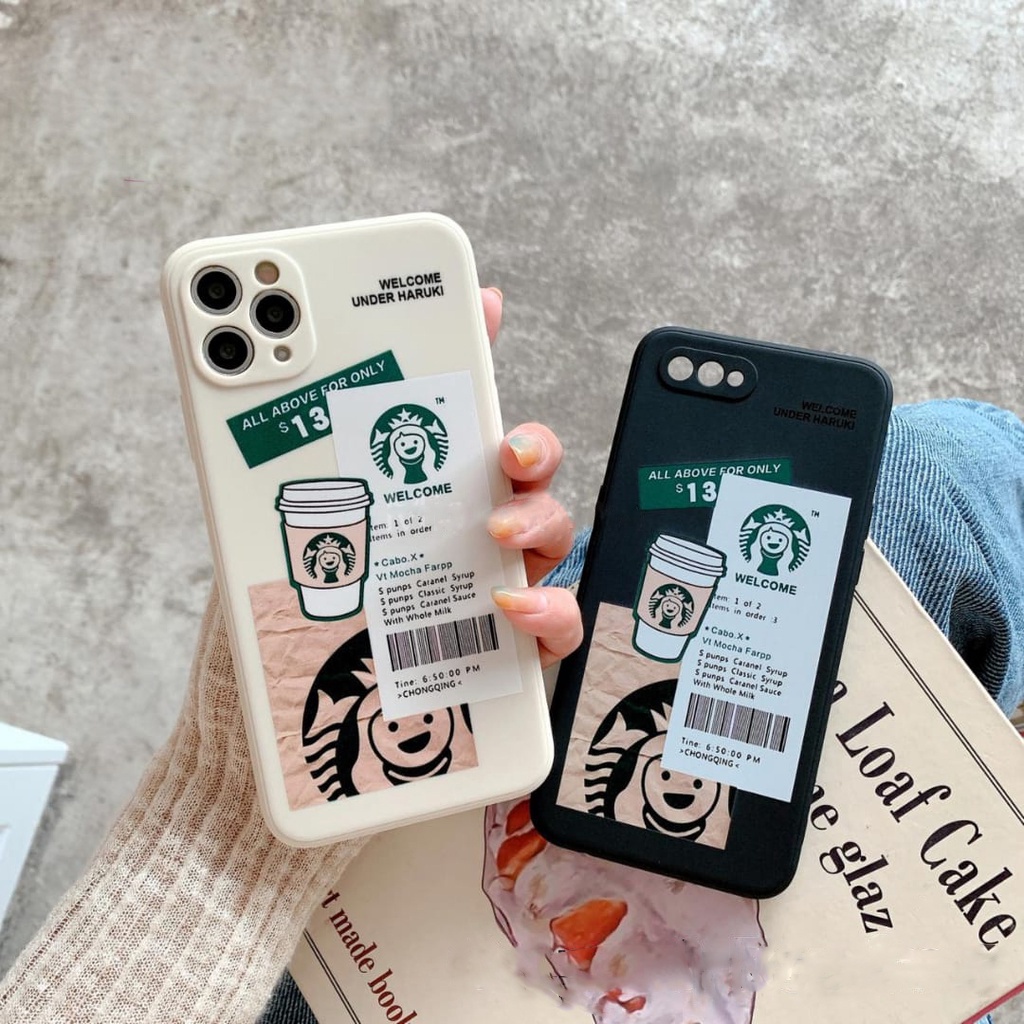 Soft Case Casing ponsel pola Starbucks antik untuk Vivo Y17 Y15 Y12 Y11 Y19 Y20 Y20I Y20S Y12S Y21 Y