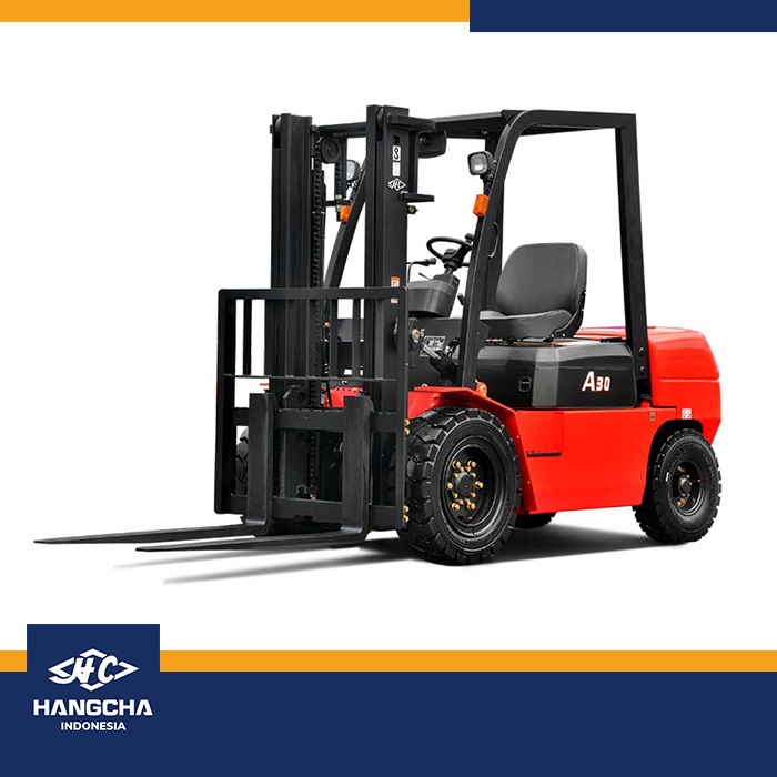 Forklift HANGCHA 3 Ton dengan Isuzu Engine