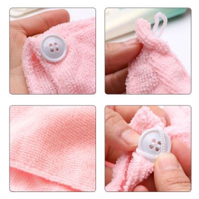 Tocushop - Handuk Keramas Kepala Cepat Kering Bahan Microfiber