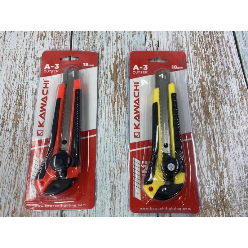 Cutter besar + Refill isi 2pcs / cutter KAWACHI 18mm