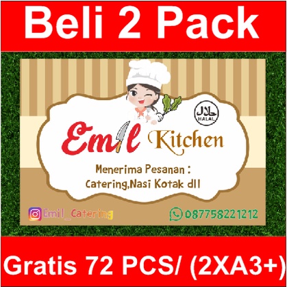

STIKER LABEL PRODUK "CATERING