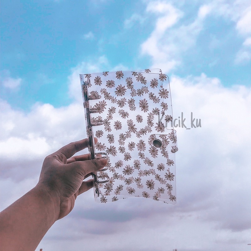 

BINDER DAISY PUTIH TRANSPARANT A6 || BINDER BUDGETING || BINDER BUNGA || BINDER A6 DAISY PUTIH