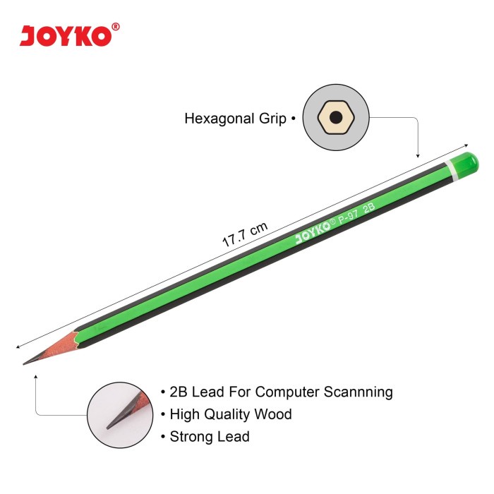

Pensil 2B Joyko - P-97