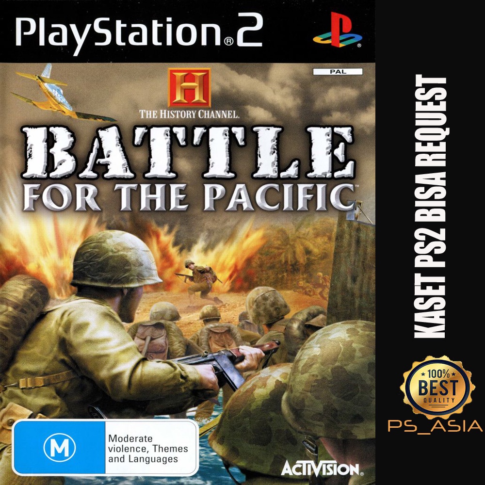 Kaset PS 2 Battle For The Pacific