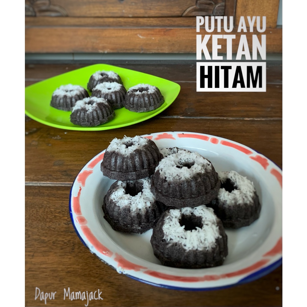 

Puti Ayu Pandan dan Ketan Hitam Legit, lembut