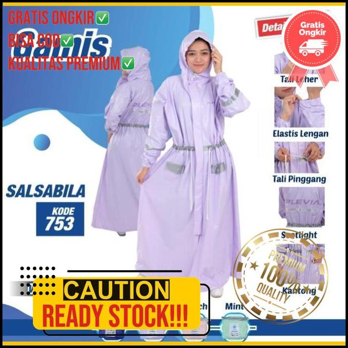 Plevia Jas Hujan Gamis Salsabila