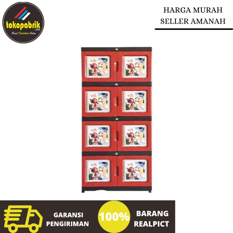 Lemari Pakaian Plastik Lemari Exel 4 Susun Murah Cianjur Bandung Garut Subang