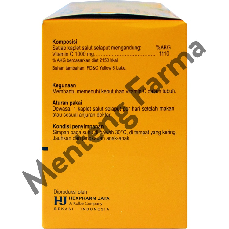 Hevit-C Vitamin C 1000 Mg 10 Kaplet - Suplemen Vitamin C