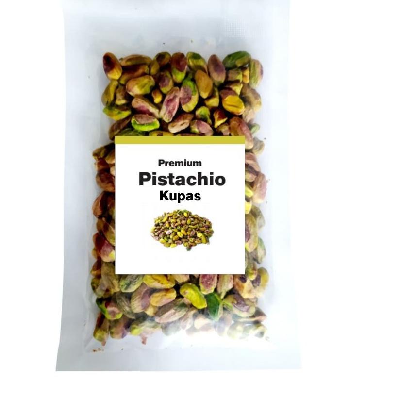 

Bestseller--Pistachio Kupas / Tanpa Kulit 100 gram MENTAH