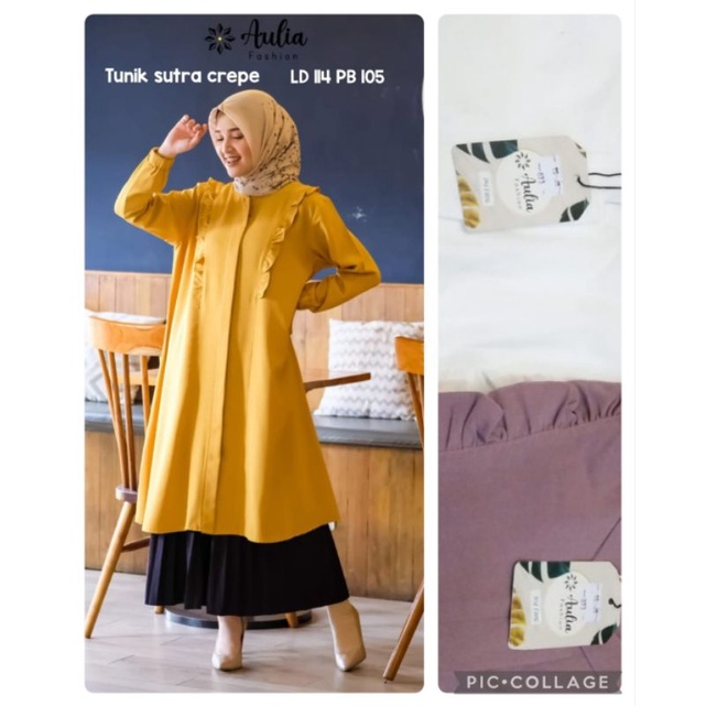 Tunik Sutra Crepe 023