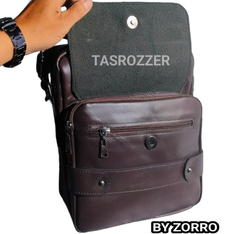 Tas kulit asli pria merk ZORRO bagus dan elegant