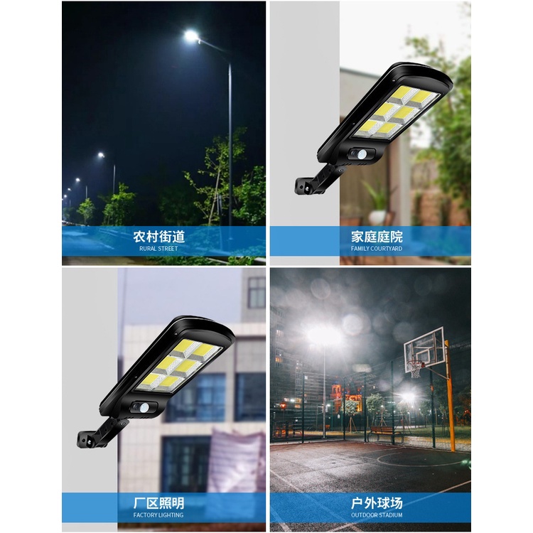 LAMPU TENAGA SURYA OUTDOOR IP69 120 WATT - LAMPU JALAN PAGAR DAN TAMAN