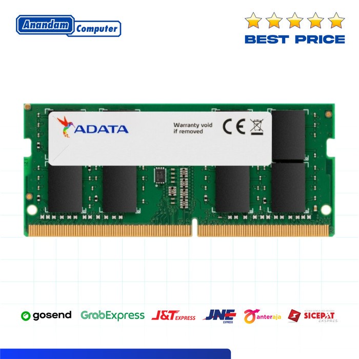 ADATA DDR4 3200MHz 8GB (1X8GB) - RAM SODIMM Single Channel