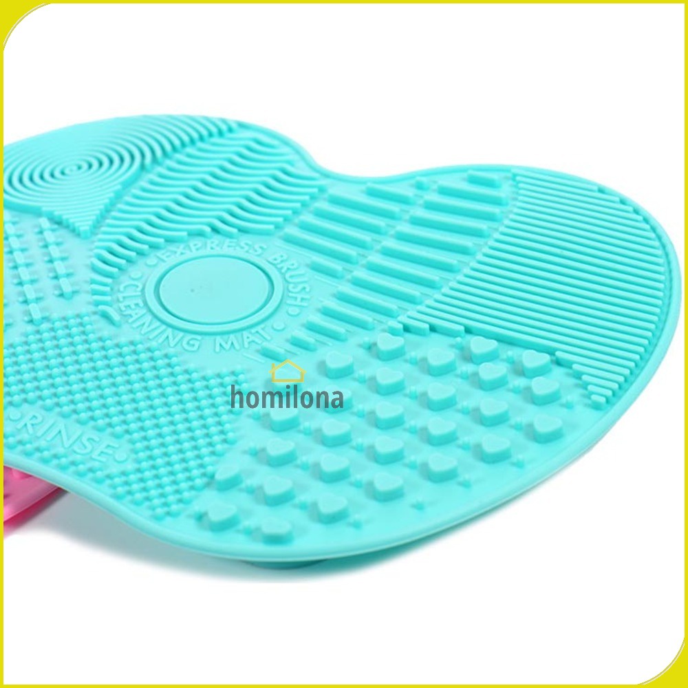 Rinse Pembersih Kuas Make Up Silicone Pad - Mint