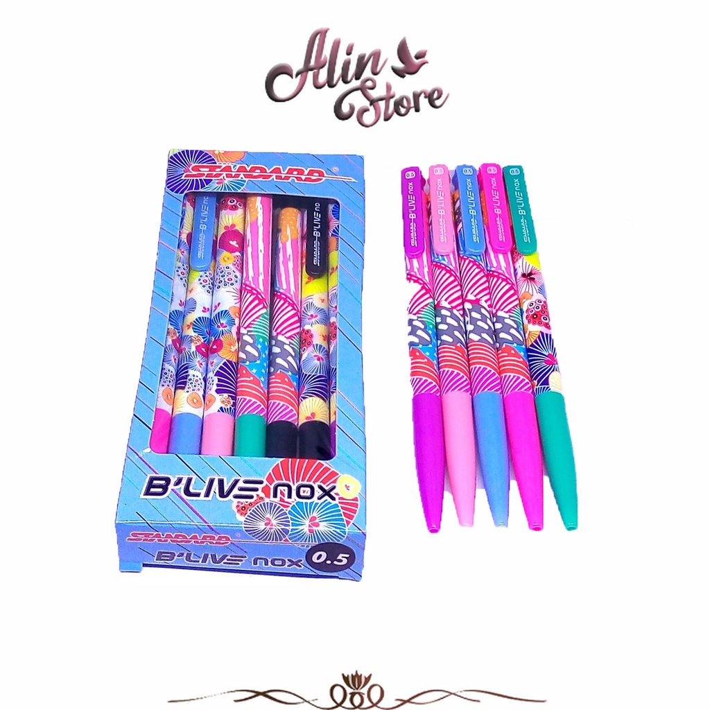 

Pulpen B'live Nox 0.5 Standard Hitam